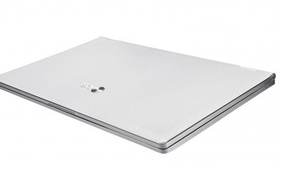 The closed LG X300 in white