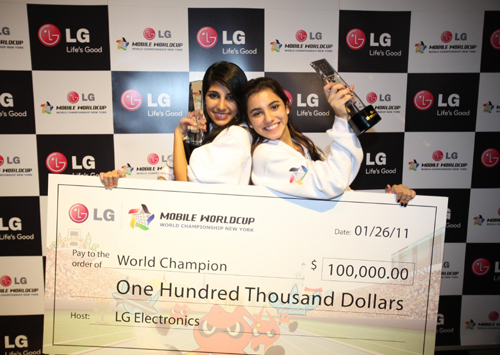 GLOBAL TEXTING CHAMPIONS CROWNED AT LG MOBILE WORLDCUP CH