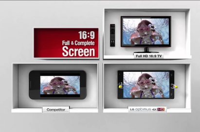 LG OPTIMUS 4X HD (P880) — FEATURE FILM: IPS TECHNOLOGY FOR TRUE HD
