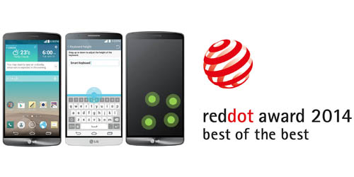 LG RECOGNIZED AT 2014 RED DOT AWARDS FOR 