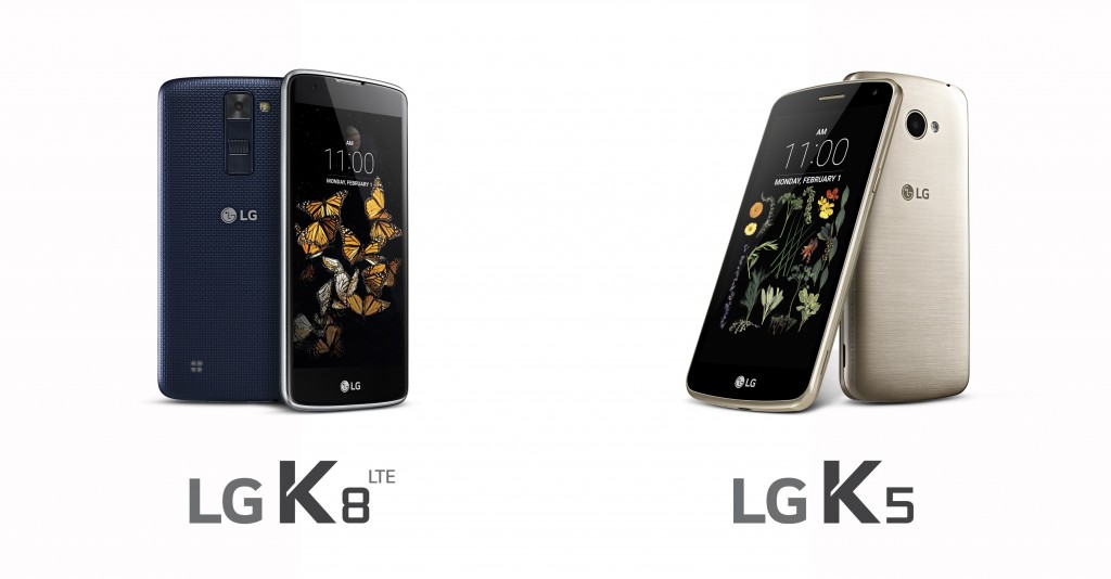 LG K8 and K5