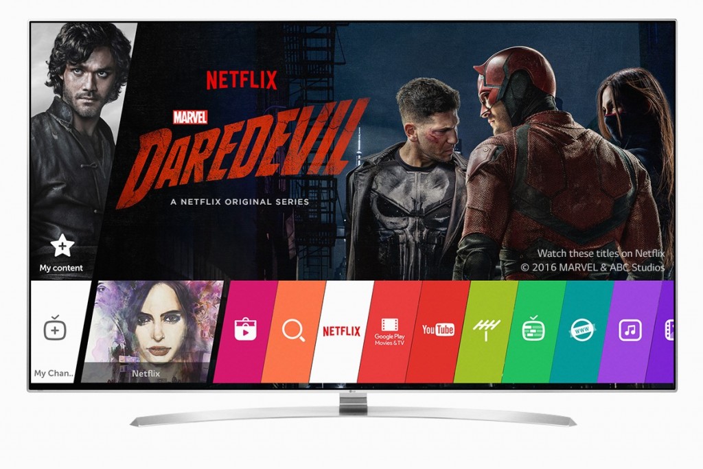 Netflix Daredevil on LGTV