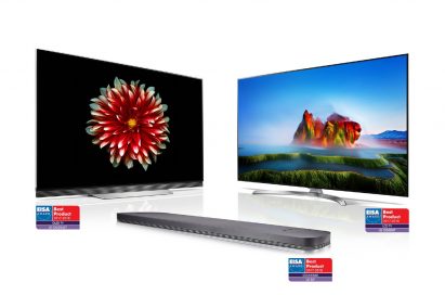 LG OLED TV AGAIN TAKES TOP HONORS AT EISA AWARDS