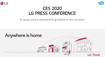 CES 2020 : LG PRESS CONFERENCE